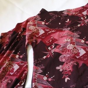 Kimono Style Pink Winged Arm Beautiful Blouse